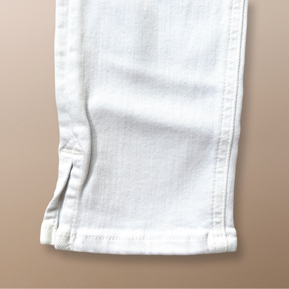 NWT $135 Rag & Bone 10 Inch Capri Jeans with Slit in White 28 - Picture 6 of 14